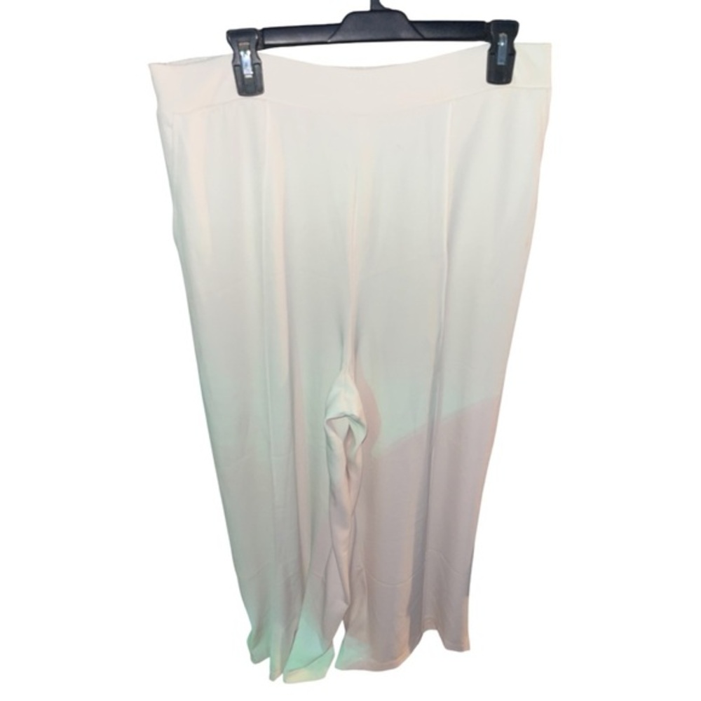 2/$20 🩷 Melloday Women’s White Wide Leg Stretch Dress Pants SIZE XL